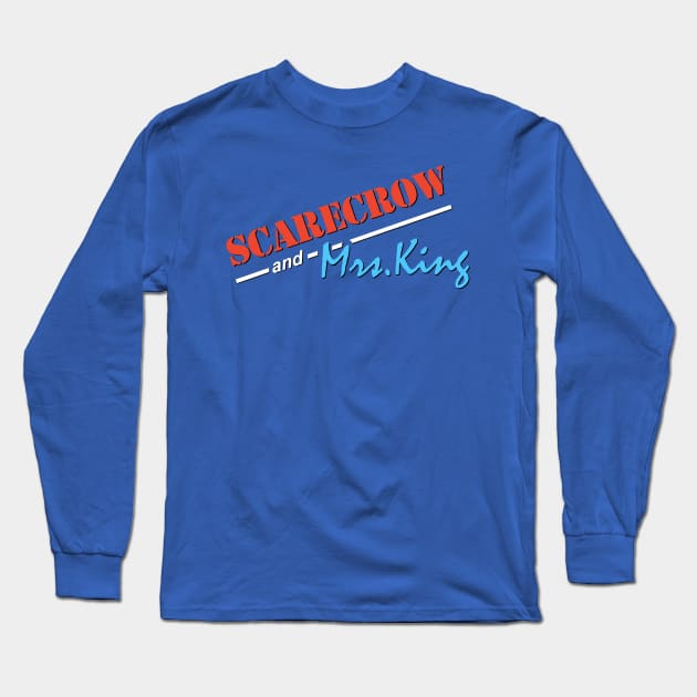 Scarecrow and Mrs. King Long Sleeve T-Shirt by MurderSheWatched